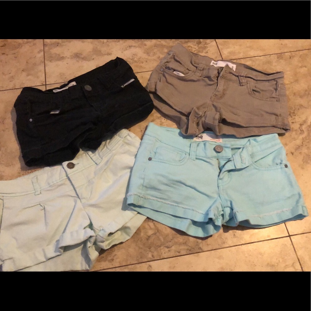 4 pairs of shorts